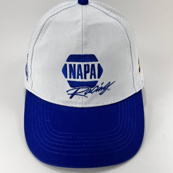 Chase Elliott #9 NASCAR Strap Back Cap Hat Napa Racing Baseball Blue White Mens - Picture 8 of 15